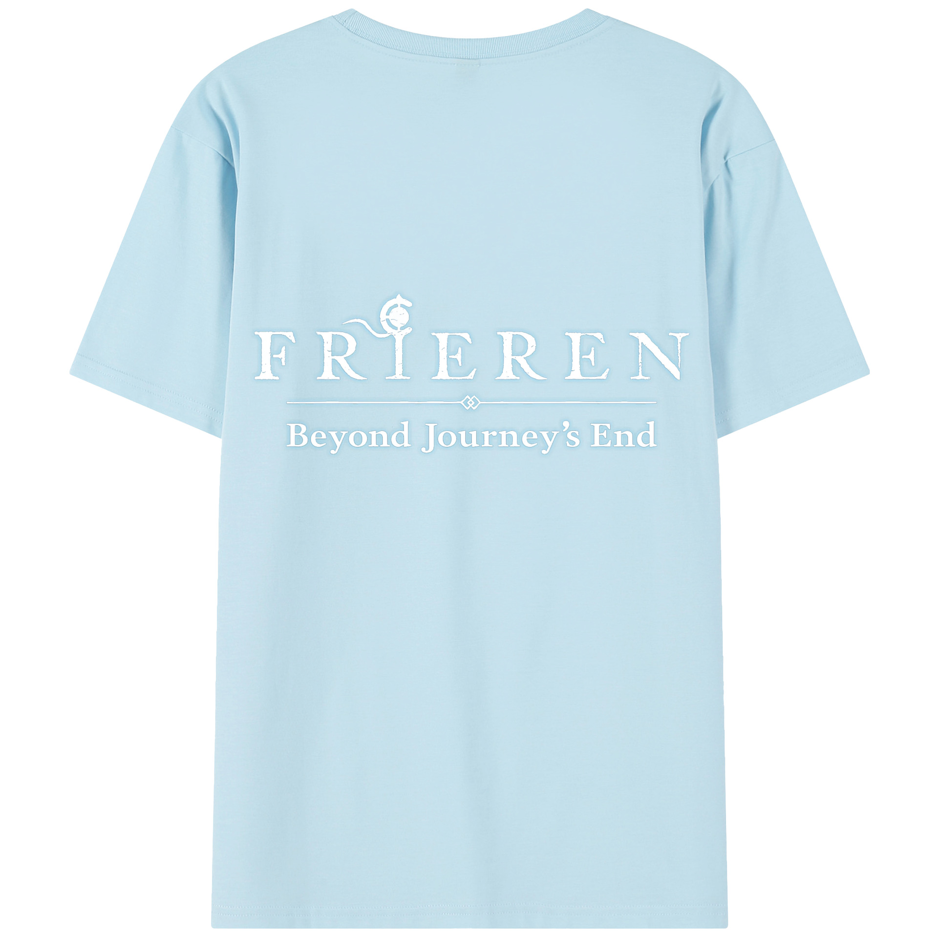 （画像用） 葬送のフリーレン Frieren 綿100％半袖Tシャツ（背面プリント）